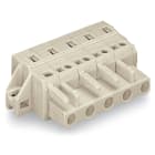 WAGO ELETTRONICA - Spina femmina per 1 conduttore.CAGE CLAMP®.2,5 mm².grigio chiaro