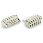 WAGO ELETTRONICA - Connettore femmina per 2 conduttori.Push-in CAGE CLAMP®.2,5 mm².grigio chiaro