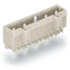 WAGO ELETTRONICA - Connettore maschio THT.Pin a saldare 1,2 x 1,2 mm.dritto.grigio chiaro 721-271/001-000