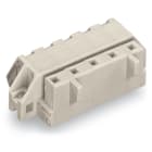 WAGO ELETTRONICA - Connettore femmina 1 conduttore, ang..CAGE CLAMP®.2,5 mm².grigio chiaro