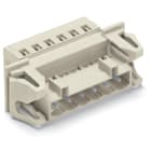 WAGO ELETTRONICA - Connettore maschio per 1 conduttore.CAGE CLAMP®.2,5 mm².grigio chiaro