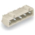 WAGO ELETTRONICA - Connettore maschio THT.Pin a saldare 1,2 x 1,2 mm.angolato.grigio chiaro
