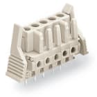 WAGO ELETTRONICA - Connettore femmina THT.dritto.Passo pin 5 mm.grigio chiaro