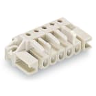 WAGO ELETTRONICA - Connettore femmina THT.angolato.Passo pin 5 mm.grigio chiaro 722-238/047-000