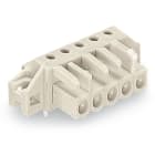 WAGO ELETTRONICA - Connettore femmina THT.angolato.Passo pin 5 mm.grigio chiaro