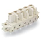 WAGO ELETTRONICA - Connettore femmina THT.dritto.Passo pin 7,5 mm.grigio chiaro 722-738/031-000