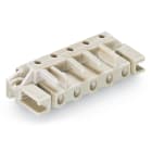 WAGO ELETTRONICA - Connettore femmina THT.angolato.Passo pin 7,5 mm.grigio chiaro