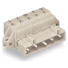 WAGO ELETTRONICA - Connettore maschio per 1 conduttore.CAGE CLAMP®.2,5 mm².grigio chiaro