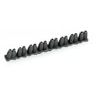 WAGO ELETTRONICA - Fermaisolante.0,25 - 0,5 mm² "r+f".8 pezzi/striscia.grigio scuro