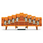 WAGO ELETTRONICA - Morsetto a 4 livelli stesso potenziale.senza clip di bloccaggio.tutte le unità di connessione sono con ponticello di comunicazione interno.arancione 727-236/021-000