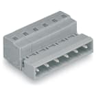 WAGO ELETTRONICA - Connettore maschio per 1 conduttore.CAGE CLAMP®.2,5 mm².grigio 731-602