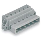 WAGO ELETTRONICA - Connettore maschio per 1 conduttore.CAGE CLAMP®.2,5 mm².grigio 731-602/019-000