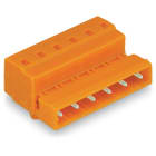 WAGO ELETTRONICA - Connettore maschio per 1 conduttore.CAGE CLAMP®.2,5 mm².arancione