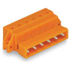 WAGO ELETTRONICA - Connettore maschio per 1 conduttore.CAGE CLAMP®.2,5 mm².arancione