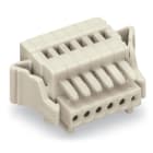 WAGO ELETTRONICA - Spina femmina per 1 conduttore.CAGE CLAMP®.0,5 mm².grigio chiaro