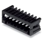 WAGO ELETTRONICA - Connettore maschio THR.Pin a saldare 0,8 x 0,8 mm.angolato.nero 733-369/105-604