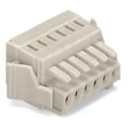WAGO ELETTRONICA - Spina femmina per 1 conduttore.CAGE CLAMP®.1,5 mm².grigio chiaro