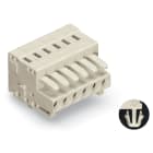 WAGO ELETTRONICA - Spina femmina per 1 conduttore.CAGE CLAMP®.1,5 mm².grigio chiaro