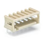 WAGO ELETTRONICA - Connettore maschio THT.Pin a saldare 1,0 x 1,0 mm.angolato.grigio chiaro 734-170