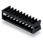 WAGO ELETTRONICA - Connettore maschio THR.Pin a saldare 1,0 x 1,0 mm.angolato.nero 734-176/105-604