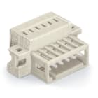 WAGO ELETTRONICA - Connettore maschio per 1 conduttore.CAGE CLAMP®.1,5 mm².grigio chiaro 734-308/019-000