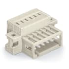 WAGO ELETTRONICA - Connettore maschio per 1 conduttore.CAGE CLAMP®.1,5 mm².grigio chiaro