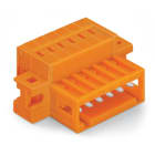 WAGO ELETTRONICA - Connettore maschio per 1 conduttore.CAGE CLAMP®.1,5 mm².arancione 734-345/019-000