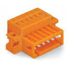 WAGO ELETTRONICA - Connettore maschio per 1 conduttore.CAGE CLAMP®.1,5 mm².arancione 734-350/019-000