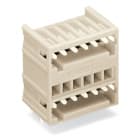 WAGO ELETTRONICA - Connettore maschio THT due piani.Pin a saldare 1,0 x 1,0 mm.angolato.grigio chiaro