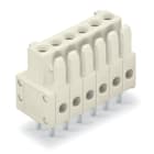 WAGO ELETTRONICA - Connettore femmina THT.dritto.Passo pin 3,5 mm.grigio chiaro