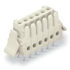 WAGO ELETTRONICA - Connettore femmina THT.dritto.Passo pin 3,5 mm.grigio chiaro 734-471/037-000