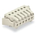 WAGO ELETTRONICA - Connettore femmina THT.angolato.Passo pin 3,5 mm.grigio chiaro 734-537/037-000