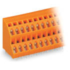 WAGO ELETTRONICA - Morsetto per circuito stampato a due piani.2,5 mm².Passo pin 5,08 mm.arancione