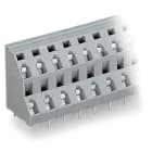 WAGO ELETTRONICA - Morsetto per circuito stampato a due piani.2,5 mm².Passo pin 7,5 mm.grigio