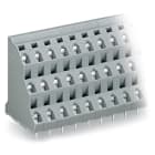 WAGO ELETTRONICA - Morsetto per circuito stampato a tre piani.2,5 mm².Passo pin 7,5 mm.grigio