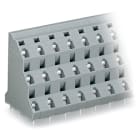 WAGO ELETTRONICA - Morsetto per circuito stampato a tre piani.2,5 mm².Passo pin 10 mm.grigio