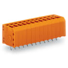 WAGO ELETTRONICA - Morsetto per circuito stampato.1,5 mm².Passo pin 3,81 mm.arancione