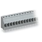 WAGO ELETTRONICA - Morsetto per circuito stampato.2,5 mm².Passo pin 5 mm.grigio chiaro