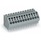 WAGO ELETTRONICA - Morsetto per circuito stampato.4 mm².Passo pin 5 mm.grigio 745-105