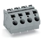 WAGO ELETTRONICA - Morsetto per circuito stampato.6 mm².Passo pin 10 mm.grigio