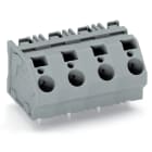 WAGO ELETTRONICA - Morsetto per circuito stampato.6 mm².Passo pin 12,5 mm.grigio 745-1409