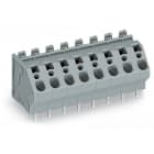 WAGO ELETTRONICA - Morsetto per circuito stampato.4 mm².Passo pin 7,5 mm.grigio