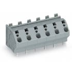 WAGO ELETTRONICA - Morsetto per circuito stampato.4 mm².Passo pin 10 mm.grigio