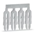 WAGO ELETTRONICA - Ponticello.4 poli.non rivestito.argento-colorato