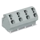 WAGO ELETTRONICA - Morsetto per circuito stampato.4 mm².Passo pin 10 mm.grigio
