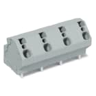 WAGO ELETTRONICA - Morsetto per circuito stampato.4 mm².Passo pin 12,5 mm.grigio