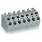 WAGO ELETTRONICA - Morsetto per circuito stampato.6 mm².Passo pin 10 mm.grigio