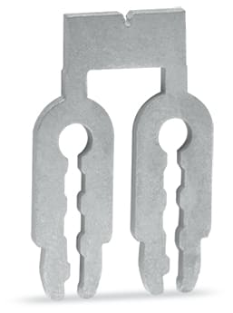 WAGO ELETTRONICA - Ponticello.2 poli.argento-colorato 745-392