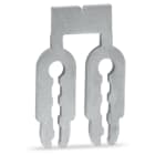 WAGO ELETTRONICA - Ponticello.4 poli.non rivestito.argento-colorato