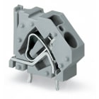 WAGO ELETTRONICA - Morsetto per circuito stampato sovrapponibile.6 mm².Passo pin 10 mm.verde-giallo